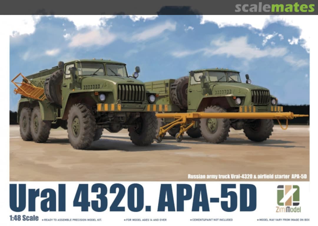 Boxart Ural 4320, APA-5D ZM80159 Zimi Model