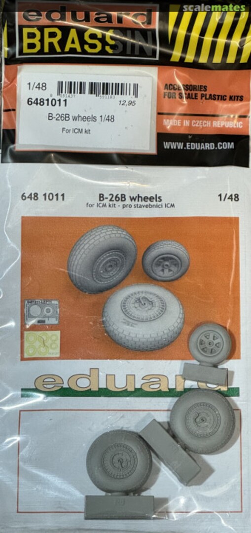 Boxart B-26B Wheels ICM 6481011 Eduard