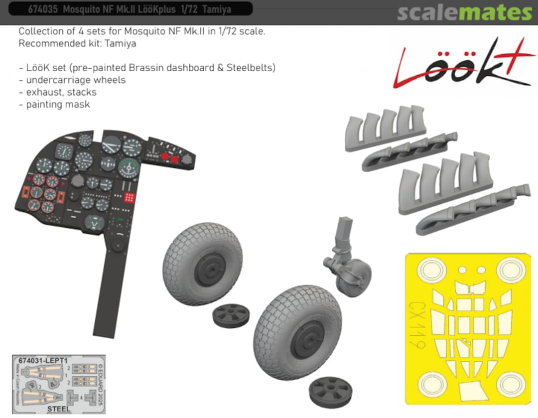 Boxart Mosquito NF Mk.II L??Kplus  674035 Eduard