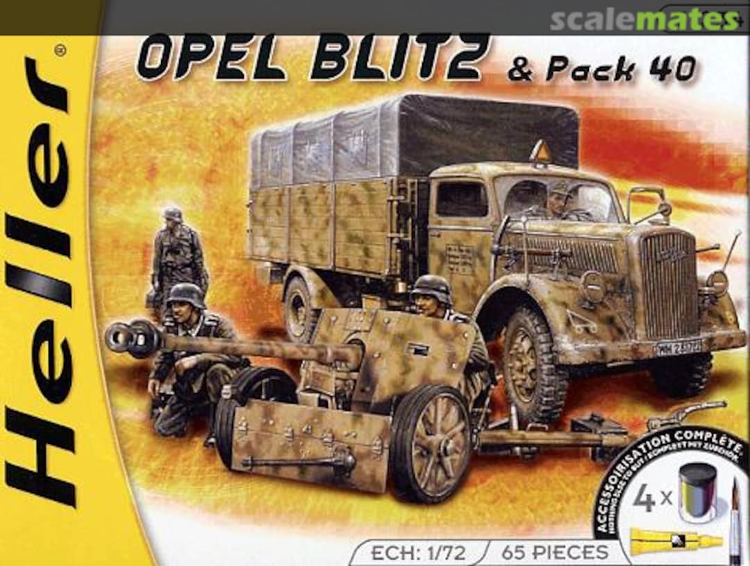 Boxart Opel Blitz & Pak 40 71234 Heller