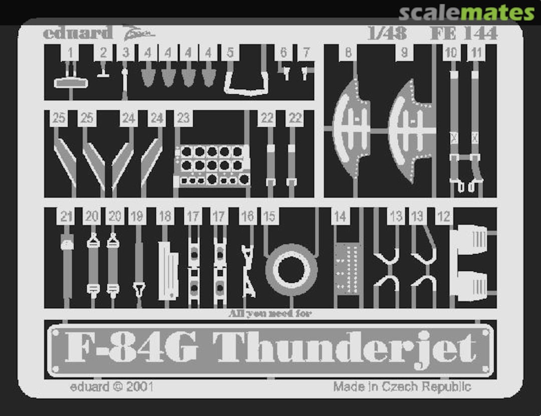 Boxart F-84G Thunderjet FE144 Eduard