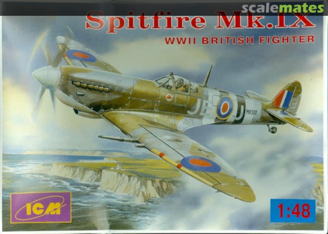 Boxart Spitfire Mk.IX 48061 ICM