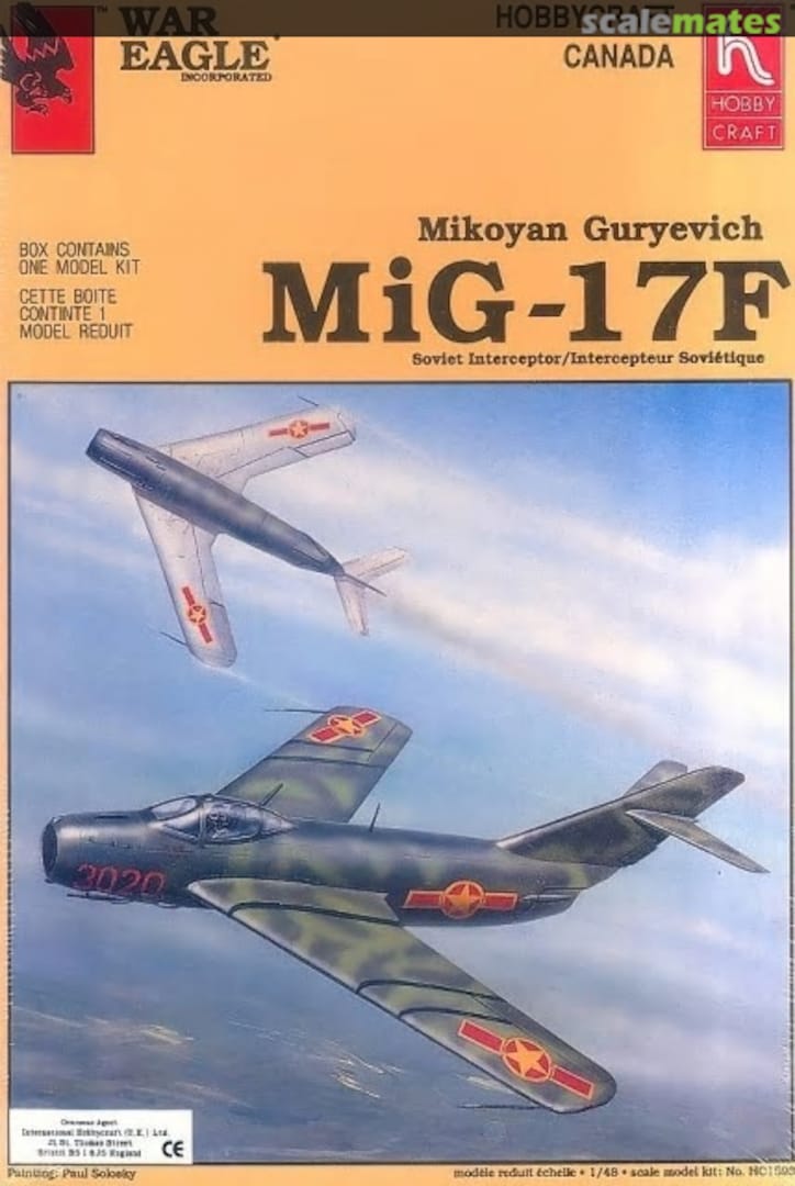 Boxart Mig-17F HC 1593 Hobbycraft