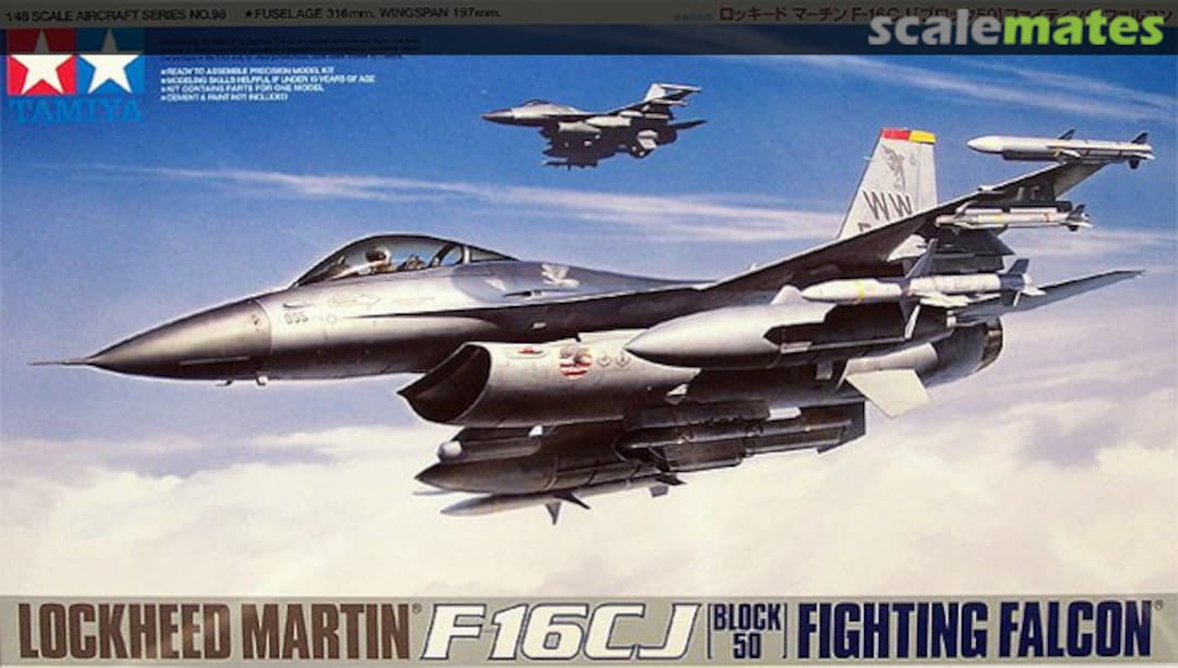 Boxart F-16CJ [Block 50] Fighting Falcon 61098 Tamiya