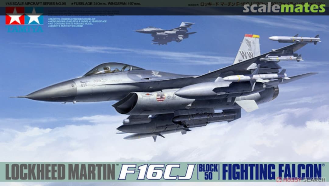 Boxart F-16CJ [Block 50] Fighting Falcon 61098 Tamiya