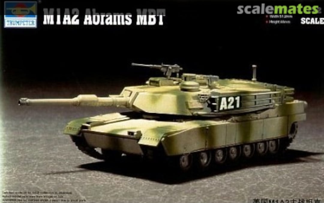 Boxart M1A2 Abrams 07279 Trumpeter