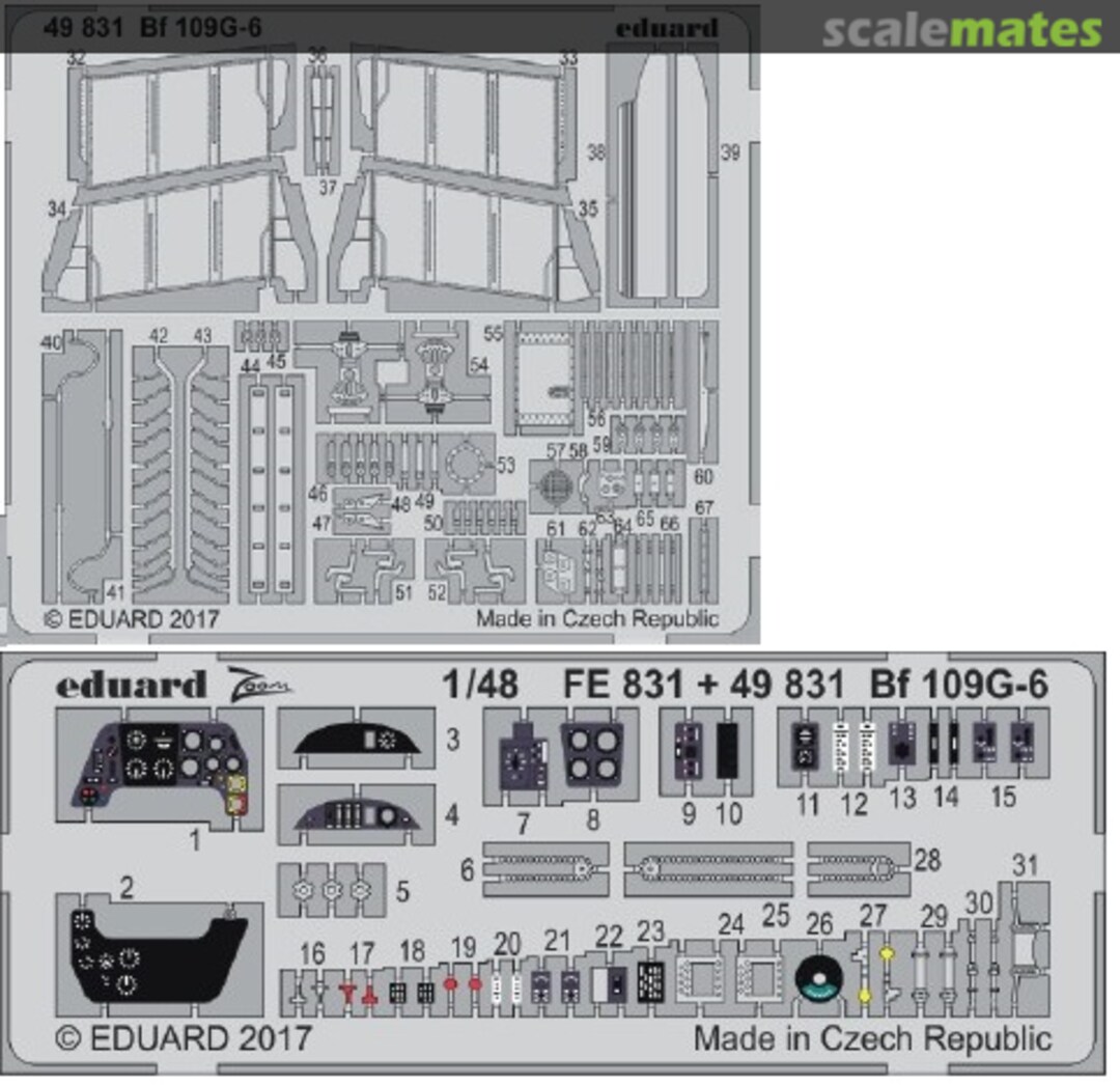 Boxart Bf 109G-6 49831 Eduard