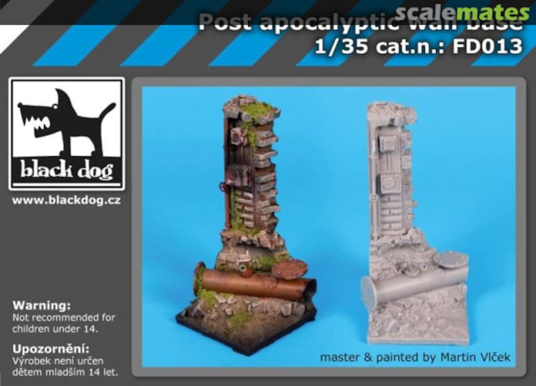 Boxart Post apocalyptic wall base FD013 Black Dog