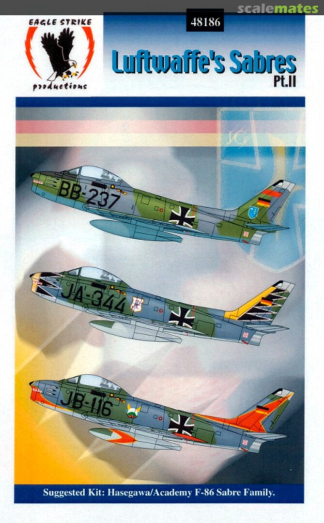 Boxart Luftwaffe's Sabres 48186 Eagle Strike Productions