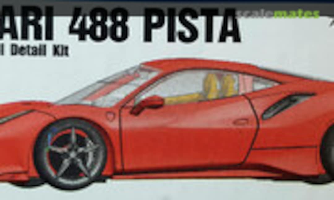 1:24 Ferrari 488 Pista (Alpha Model AM02-0010)