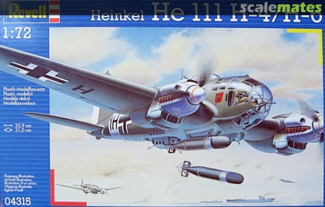 Boxart Heinkel He 111 H-4/H-6 04315 Revell