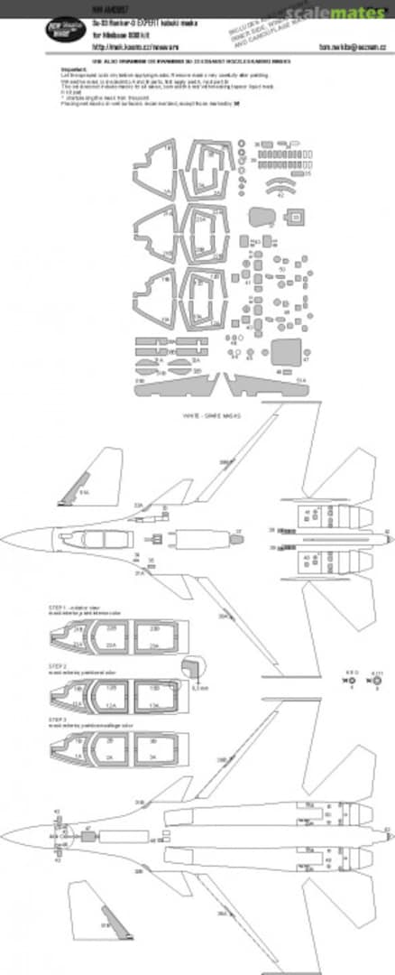 Boxart Su-33 Flanker-D EXPERT kabuki masks NWAM0867 New Ware