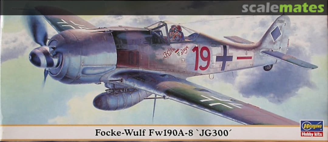 Boxart Focke-Wulf Fw190A-8 'JG300' 00928 Hasegawa