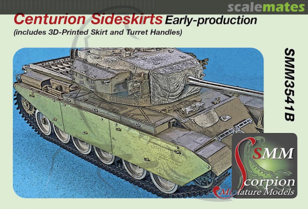 Boxart Centurion Sideskirts Early-production SMM3541B Scorpion Miniature Models