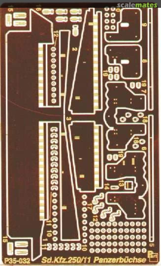 Boxart Sd.Kfz. 250/11 Panzerbuchse P35-032 Part