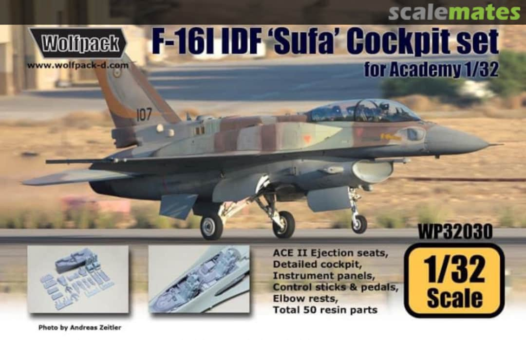 Boxart F-16I IDF Sufa Cockpit set WP32030 Wolfpack