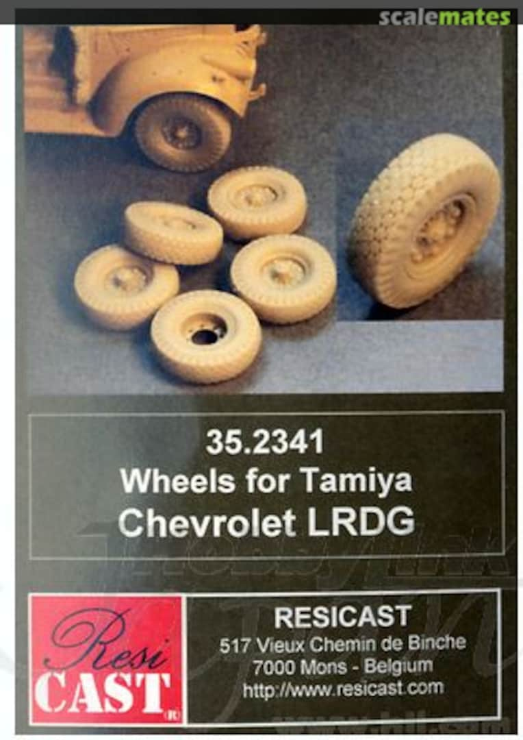 Boxart Wheels Chevrolet LRDG 5pcs (for Tamiya) 35.2341 Resicast