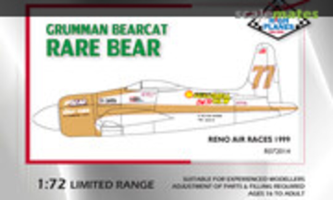 1:72 Grumman Bearcat Rare Bear (High Planes Models R072014)