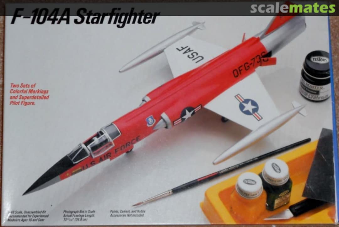 Boxart F-104A Starfighter 592 Testors