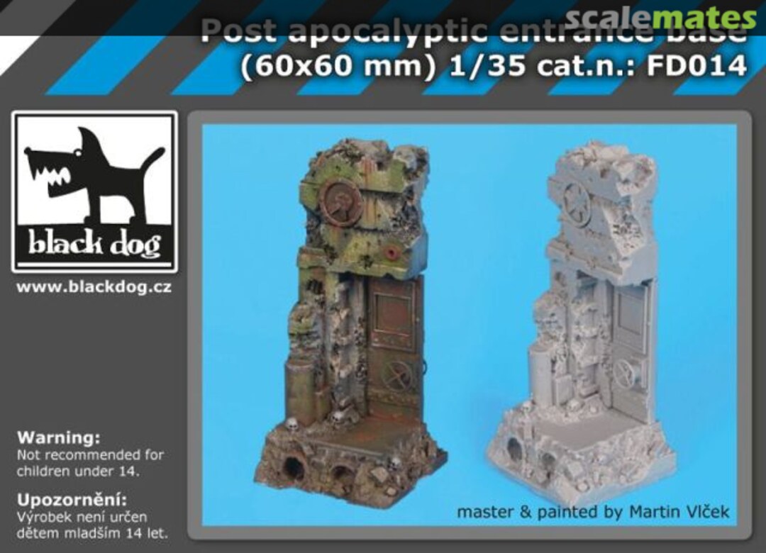 Boxart Post Apocalyptic entrance base FD014 Black Dog