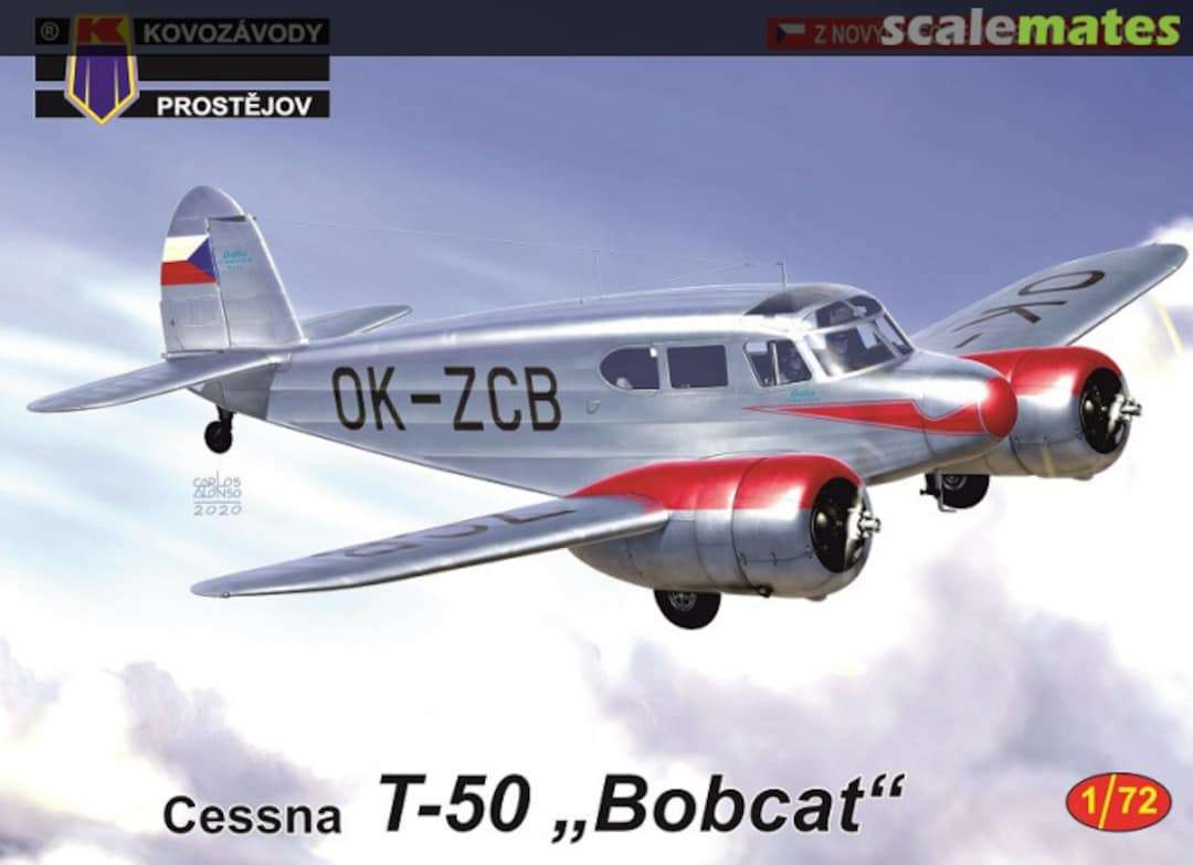 Boxart Cessna T-50 "Bobcat" KPM0171 Kovozávody Prostějov