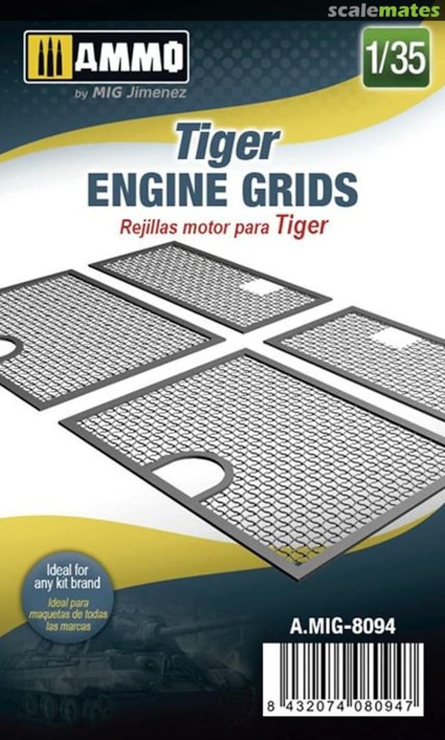 Boxart Tiger Engine Grids A.MIG-8094 Ammo by Mig Jimenez