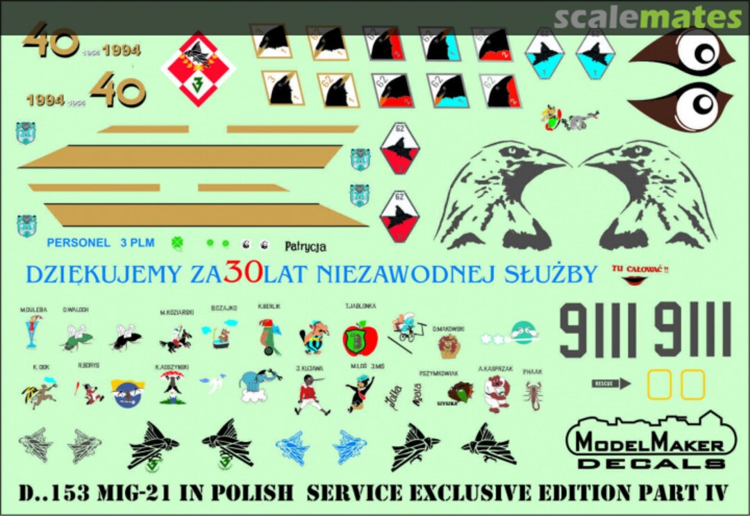 Boxart MiG-21 in Polish service Exclusive edition part IV D72153 ModelMaker