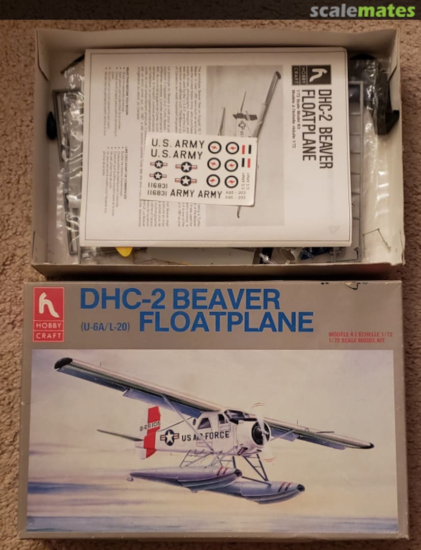 Contents DHC-2 Beaver HC1393 Hobbycraft