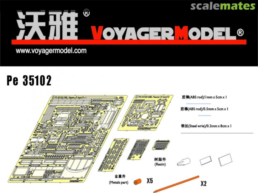 Boxart Panzer IV Ausf. D (Dragon 6265) PE35102 Voyager Model