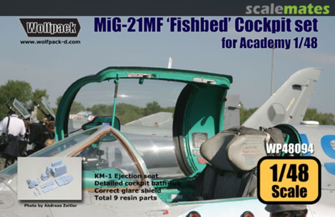 Boxart MiG-21MF 'Fishbed' Cockpit Set WP48094 Wolfpack