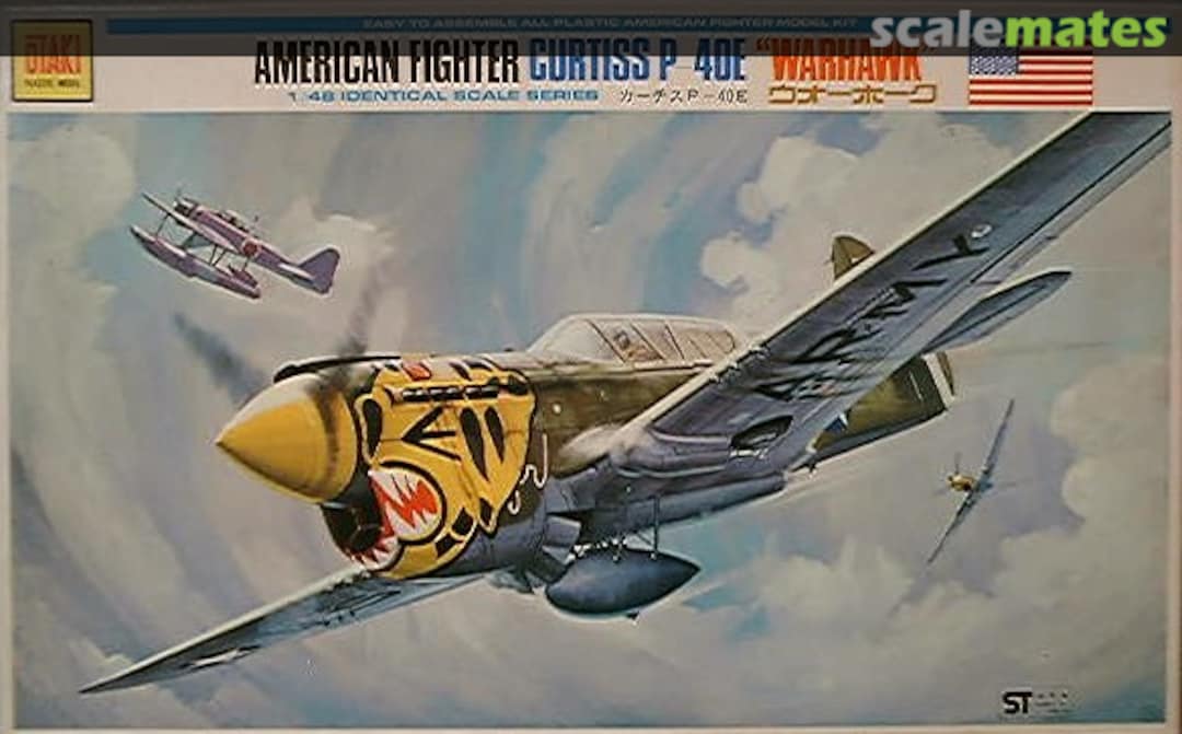 Boxart Curtiss P-40E "Warhawk" OT2-16-300 Otaki