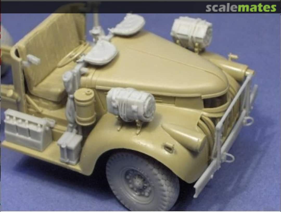 Boxart Cab Detail Set for LRDG Chevrolet 30 cwt 35.2342 Resicast