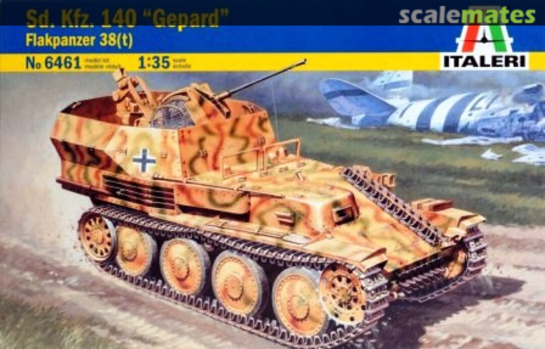 Boxart Sd.Kfz.140 "Gepard" 6461 Italeri