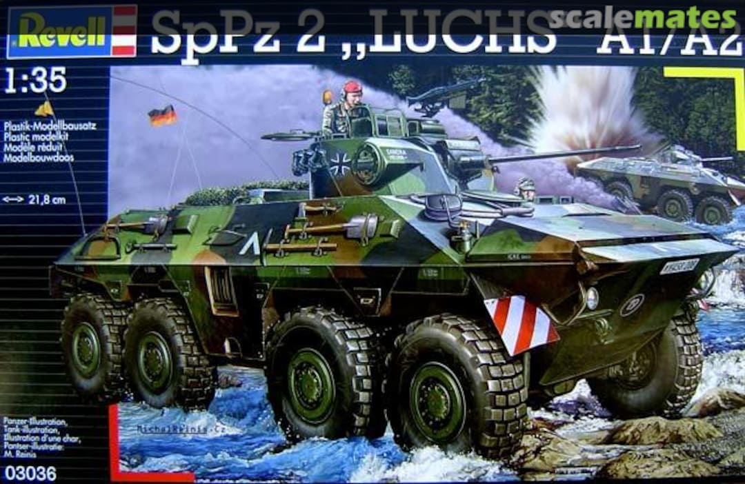 Boxart SpPz 2 "Luchs" A1/A2 03036 Revell