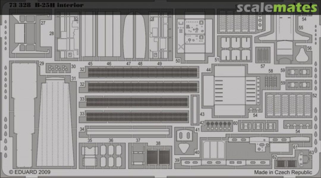 Boxart B-25H Interior S.A. 73328 Eduard