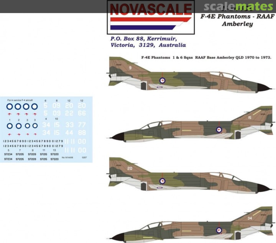 Boxart F-4E Phantom - RAAF Amberley N-14436 Novascale