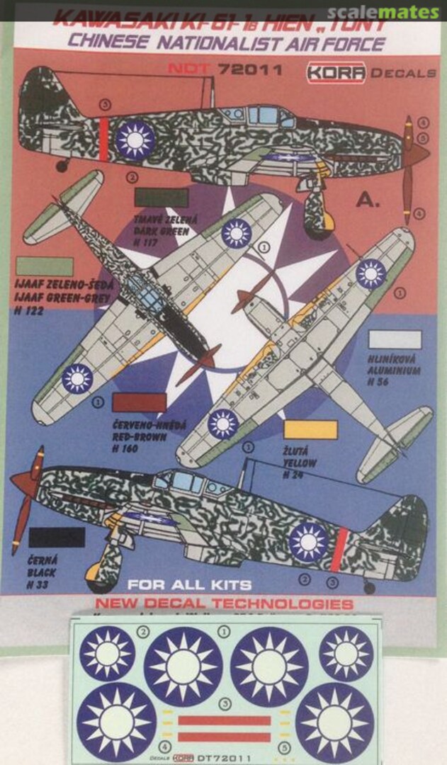 Boxart Kawasaki Ki-61-Ib Hein "Tony" NDT72011 Kora Models