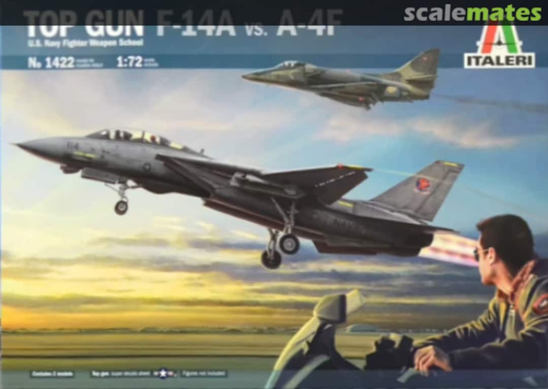 Boxart Top Gun - F-14A vs. A-4F 1422 Italeri