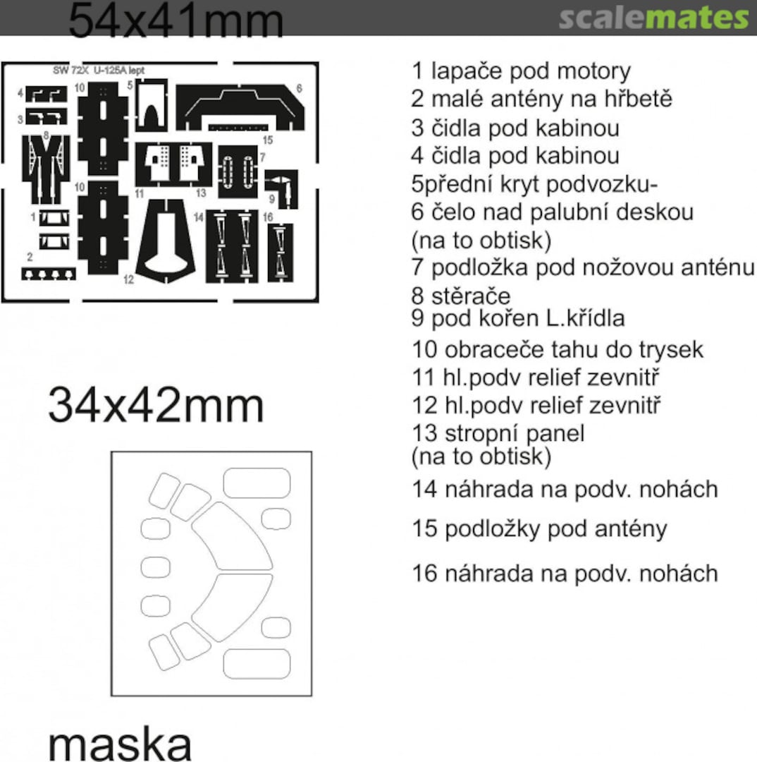 Boxart U-125 detail set DSW7202 Sword