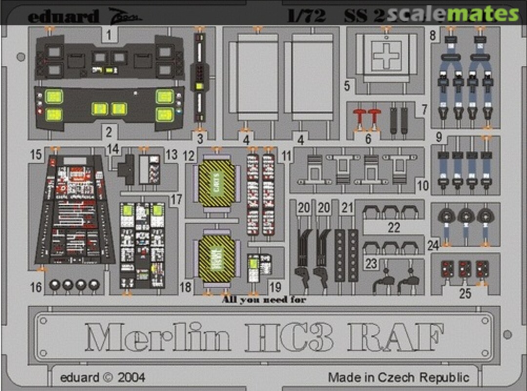 Boxart Merlin HC.3 RAF SS240 Eduard