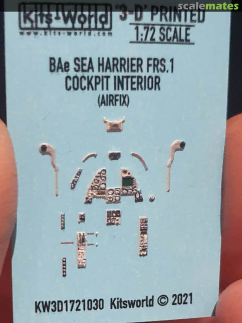 Boxart BAe Sea Harrier FRS.1 Cockpit Interior KW3D1721030 Kits-World