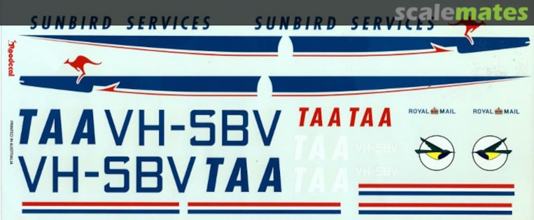 Boxart TAA Catalina PBY-5A "Sunbird Services" VH-SBV CA28 Roodecal