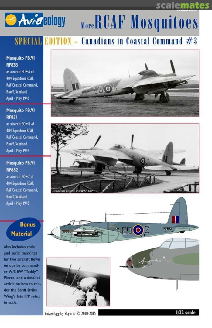 Boxart More RCAF Mosquitoes AOD32011 Aviaeology