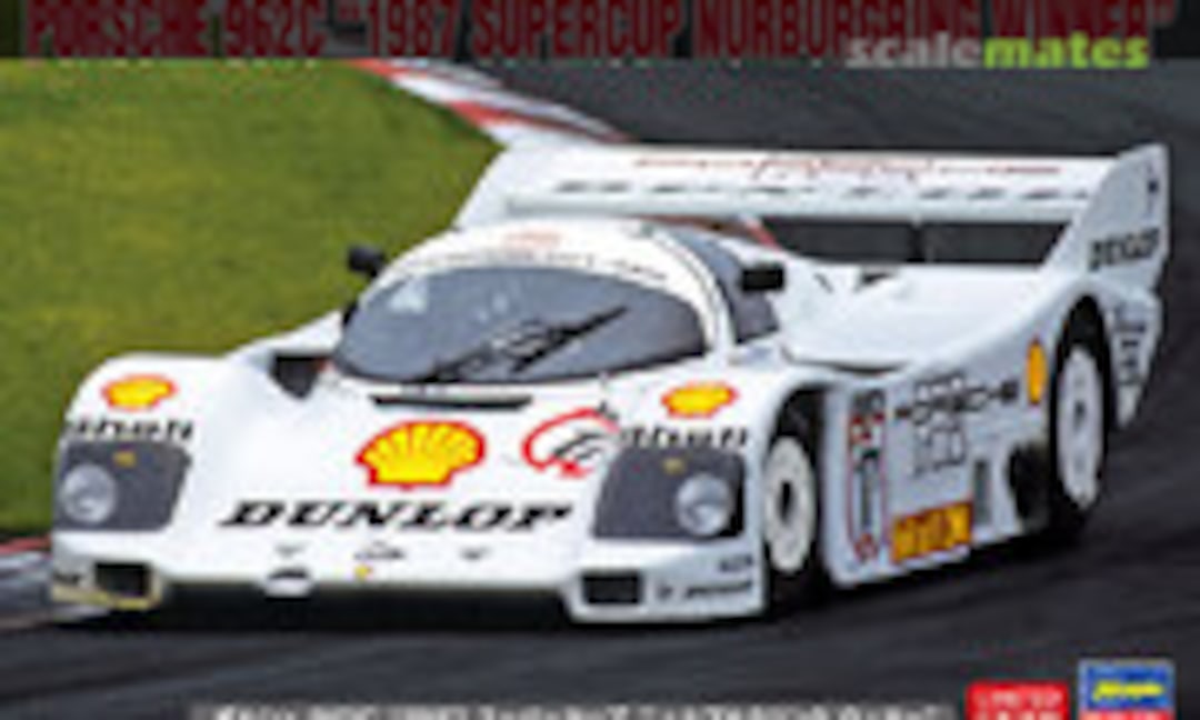 1:24 Porsche 962C `1987 Super Cup Nürburgring Winner` (Hasegawa 20603)