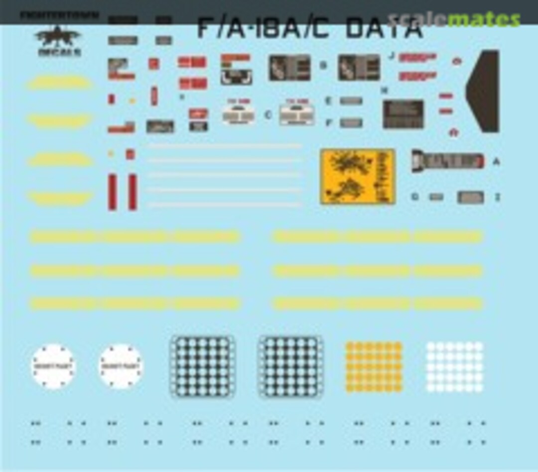 Boxart F/A-18A/B/C/D Data Addendum 32019 Fightertown Decals