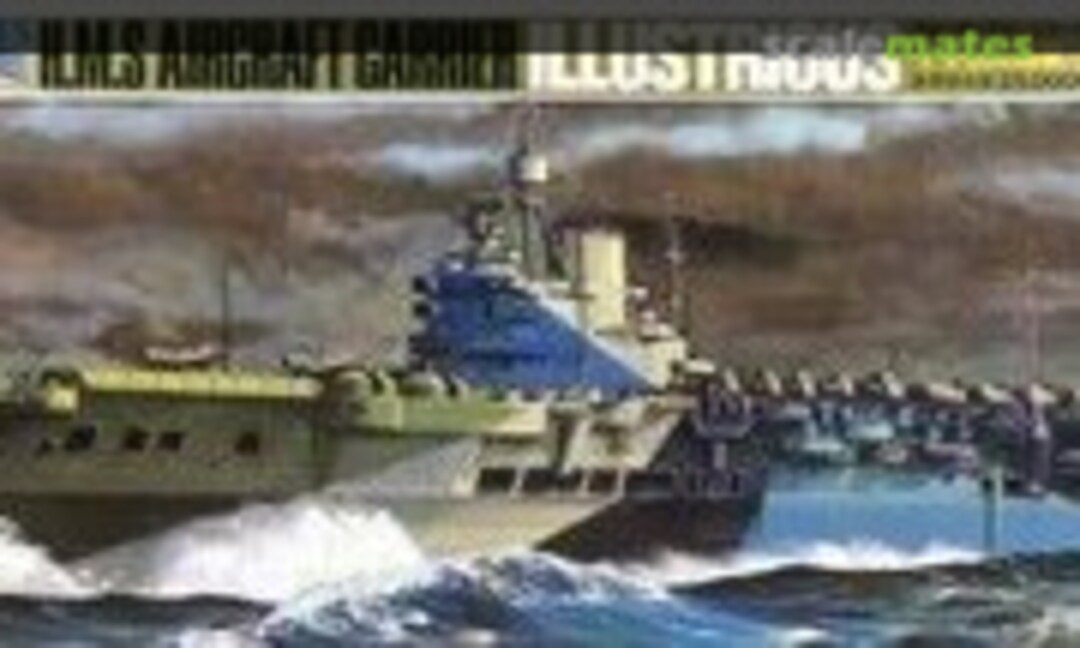 1:700 HMS Aircraft Carrier Illustrious (Aoshima WL.A112)