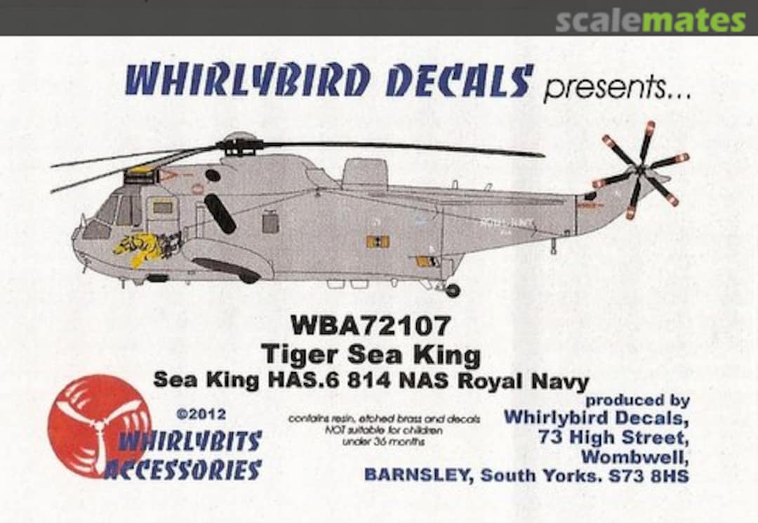 Boxart Tiger Sea King WBA72107 Whirlybird