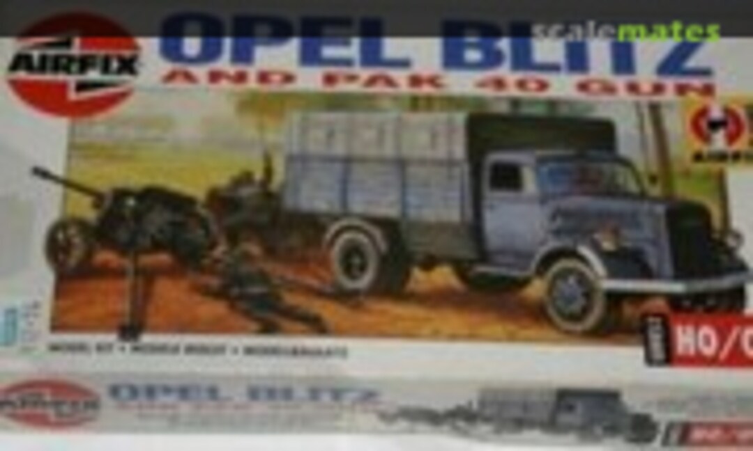 1:76 Opel Blitz and Pak 40 Gun (Airfix 02315)