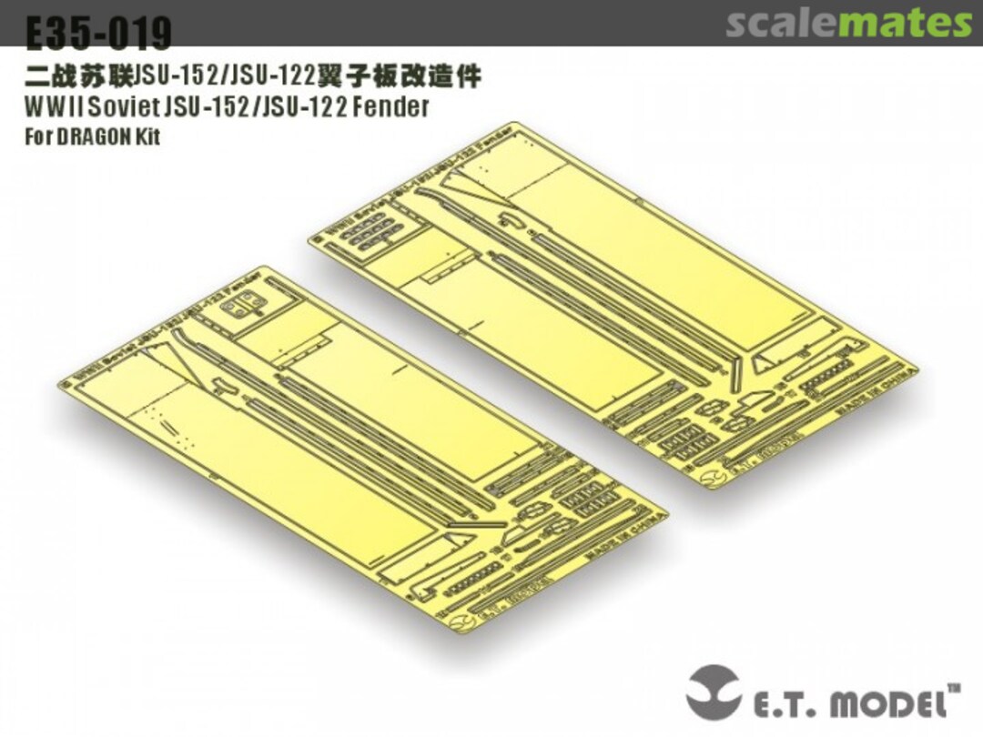 Boxart JSU-152/JSU-122 Fender (Dragon) 1:35 E35-019 E.T. Model