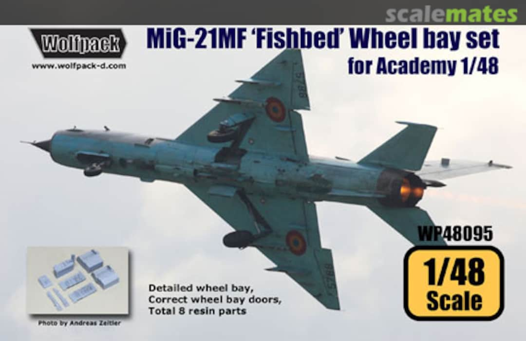 Boxart MiG-21MF Fishbed Wheel Bay Set WP48095 Wolfpack